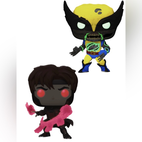 Pop! Marvel X-Men Glow in the Dark Bundle of 2 - Picture 13 of 13